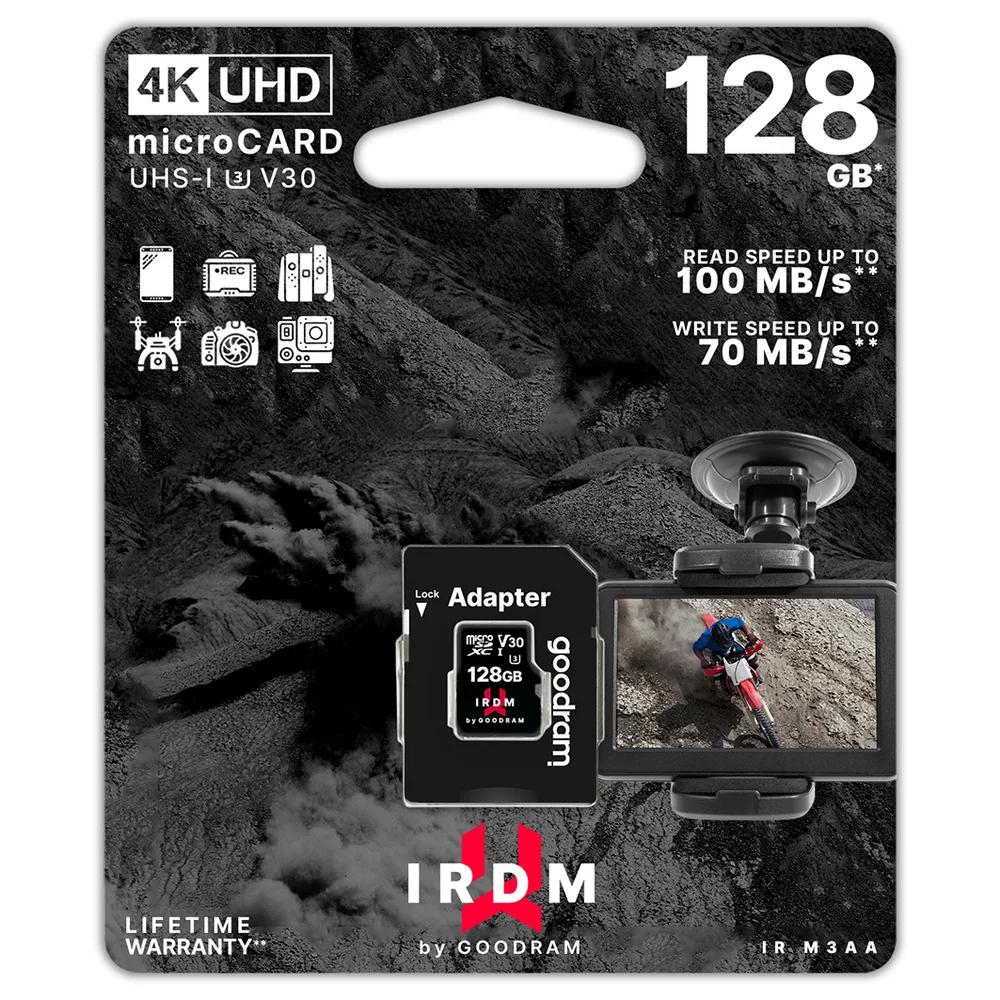 Carte Mémoire Goodram 128GB 3ème Gen V30