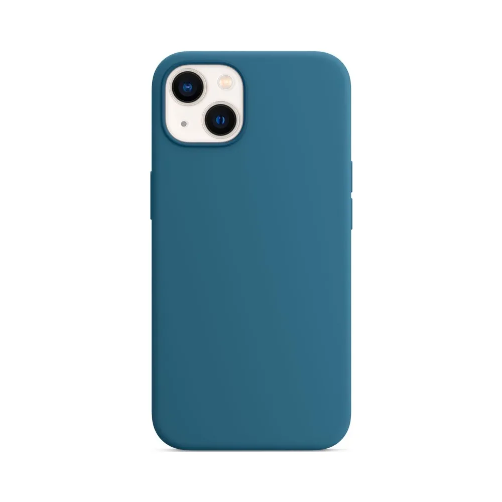 Coque Silicone Compatible pour Apple iPhone 13 Bleu Clair