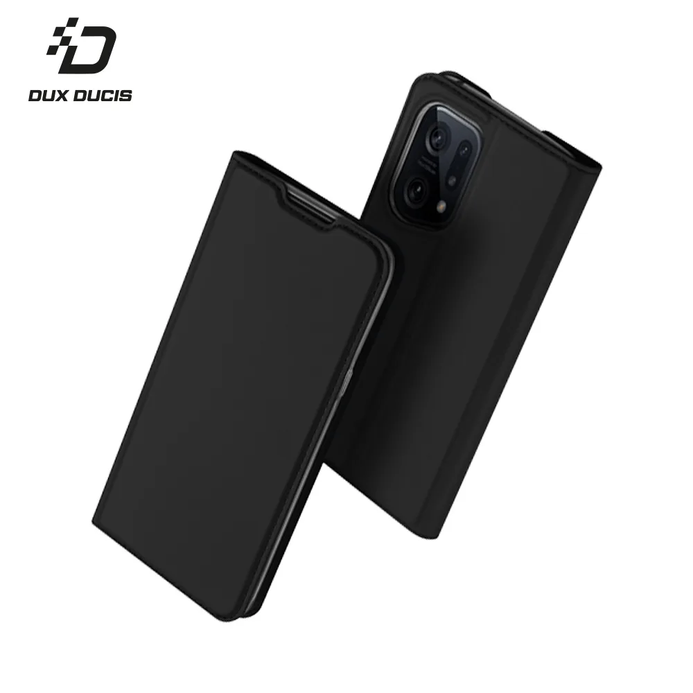 Housse de Protection Skin Pro Dux Ducis pour OPPO Find X5 Pro Noir