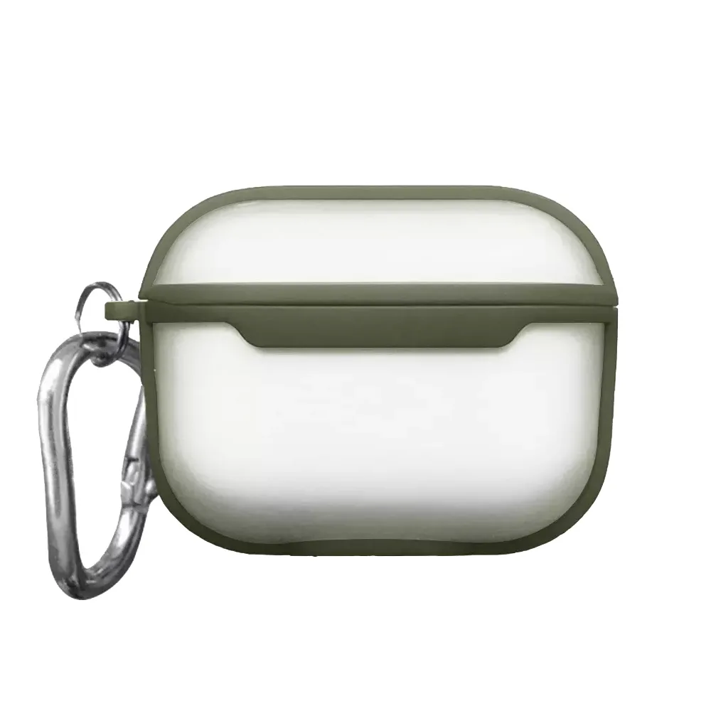 Protection Silicone Transparent pour Boitier AirPods 3e Génération Vert