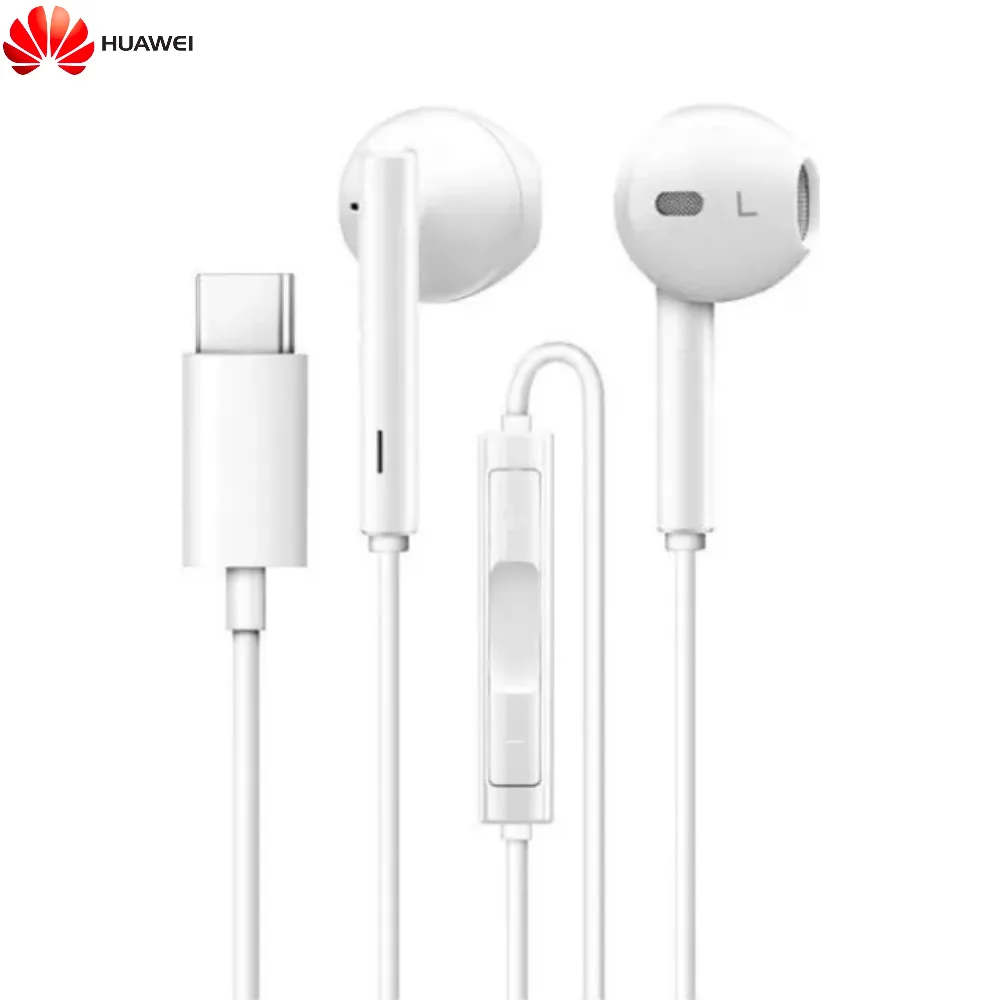 Écouteurs Filaires USB-C Huawei 22040296 CM33 Handsfree Bulk Blanc