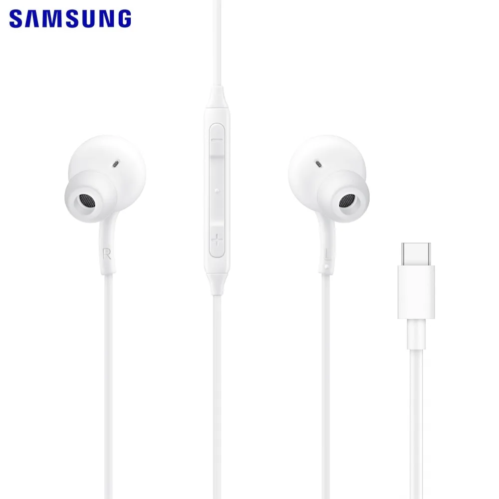 Écouteurs Filaires USB-C Samsung AKG Earphones IC100BW Bulk Blanc