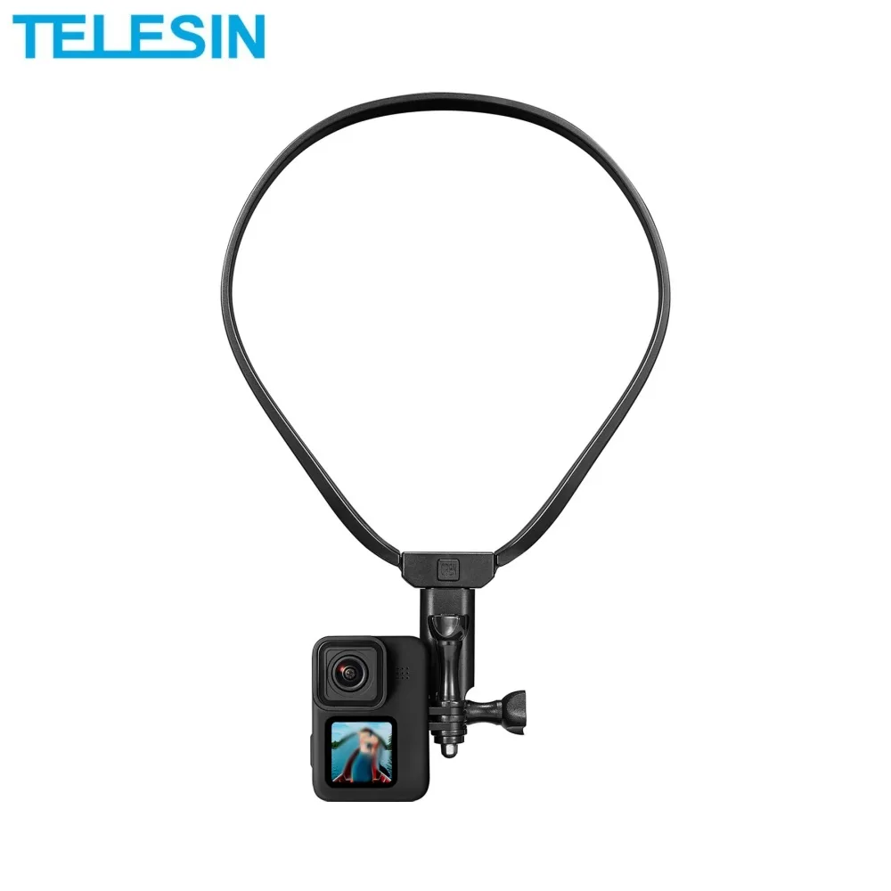 Support Tour de Cou TELESIN pour GoPro et Smartphone