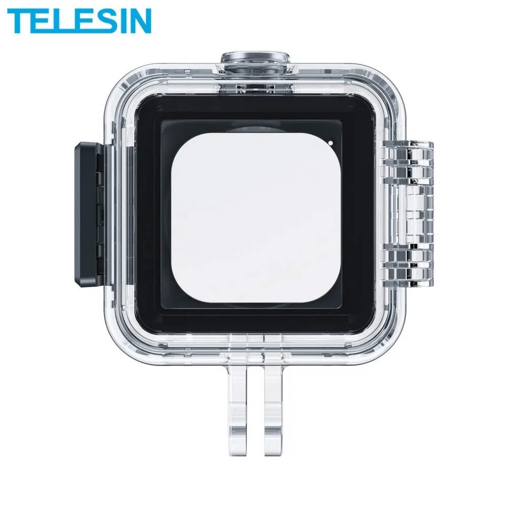 Coque Waterproof TELESIN pour DJI Action 2 (jusqu'à 45m) Transparent