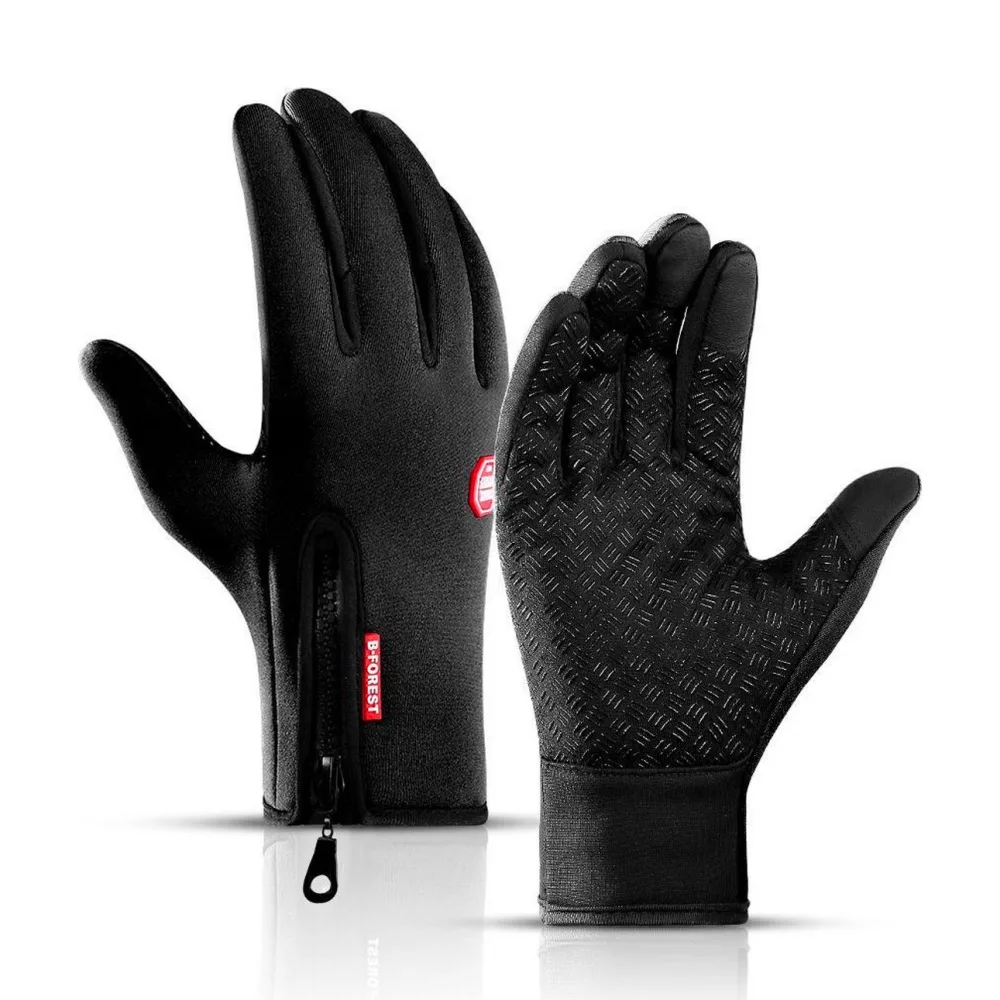 Gants Tactiles B-Forest L Noir