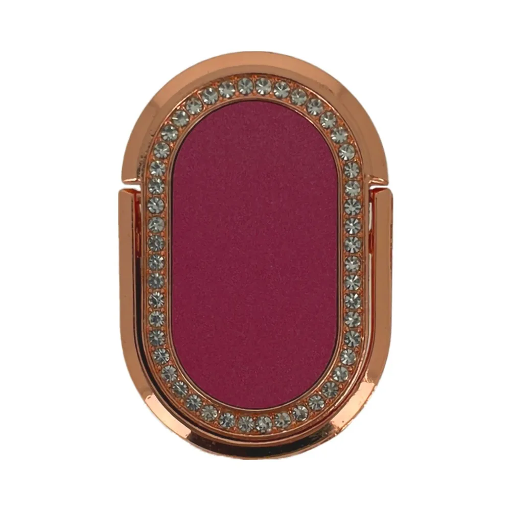 Bague Support Smartphone avec Strass B459 Rose