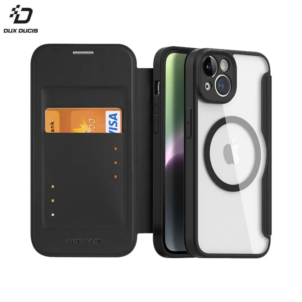 Housse de Protection Skin X Pro Dux Ducis pour Apple iPhone 13 & 14 MagSafe Noir — vue 2