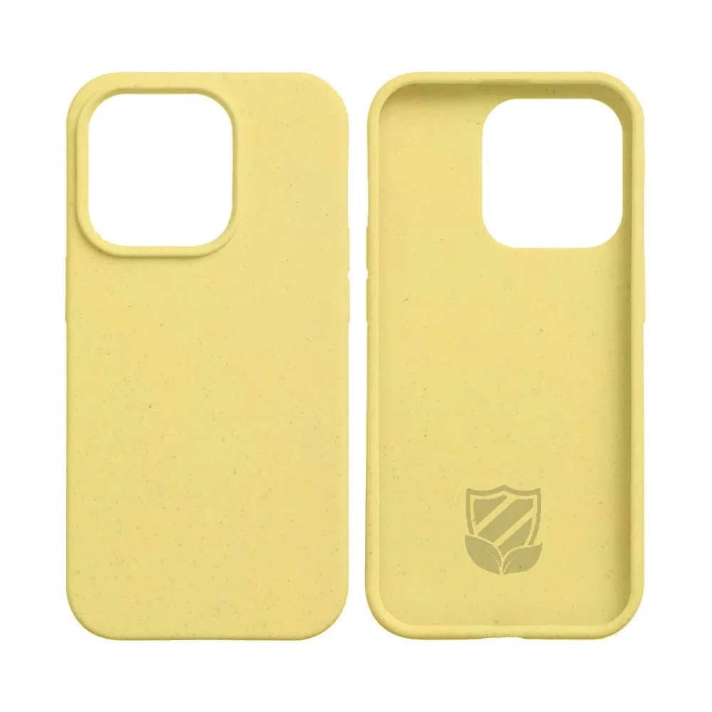 Coque Bambou Biodégradable PROTECT pour Apple iPhone 14 Pro Max Jaune
