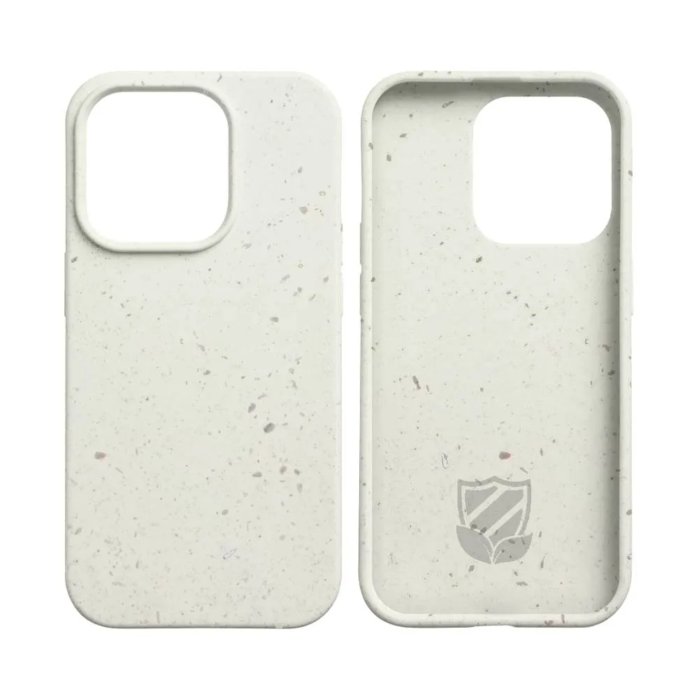 Coque Bambou Biodégradable PROTECT pour Apple iPhone 14 Blanc — vue 2