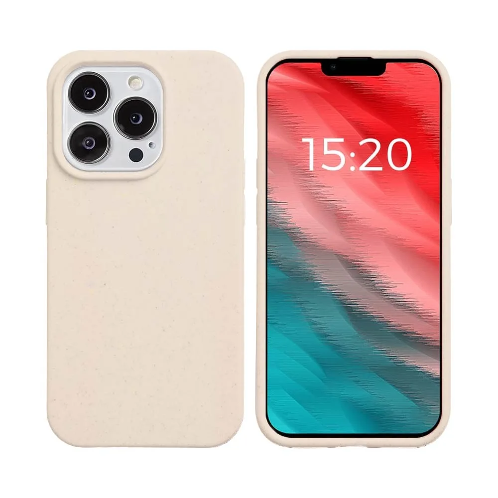Coque Bambou Biodégradable PROTECT pour Apple iPhone 14 Pro Max Rose
