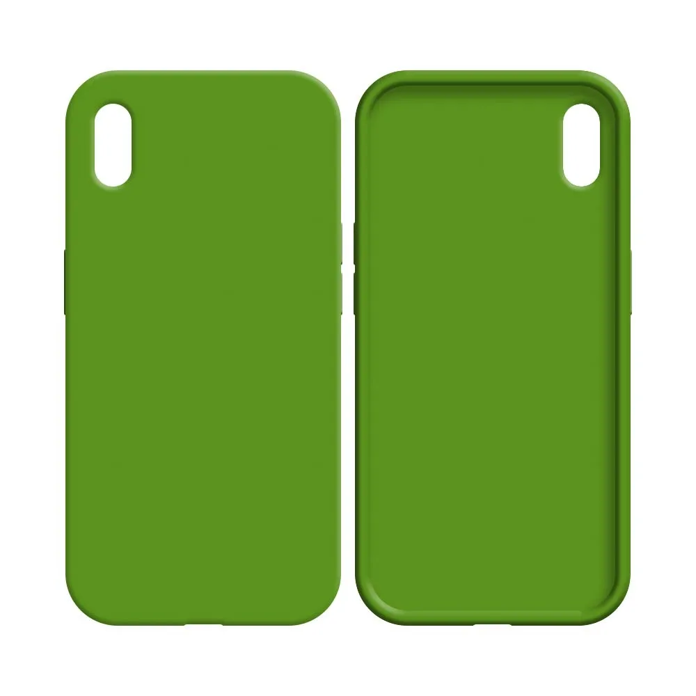 Coque Silicone Compatible pour Apple iPhone XS Max Vert Clair