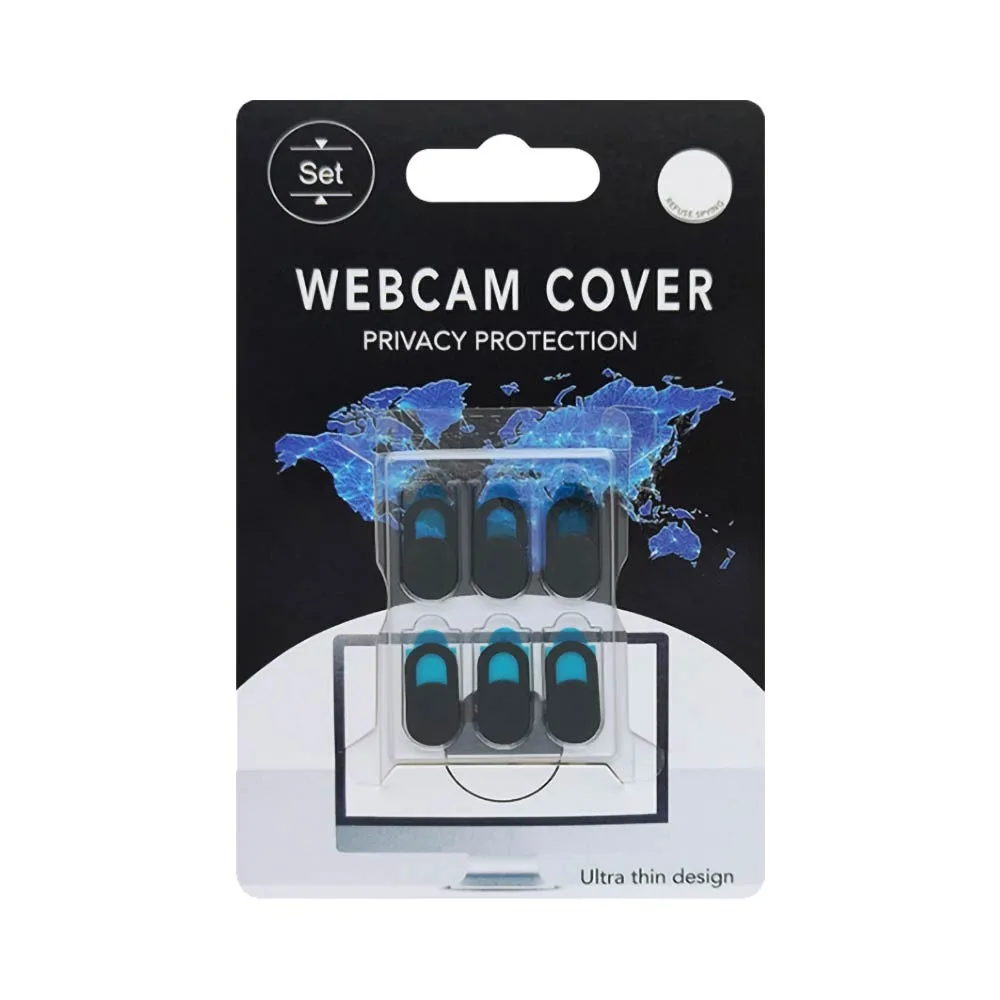 Cache Webcam (x6) Noir — vue 2