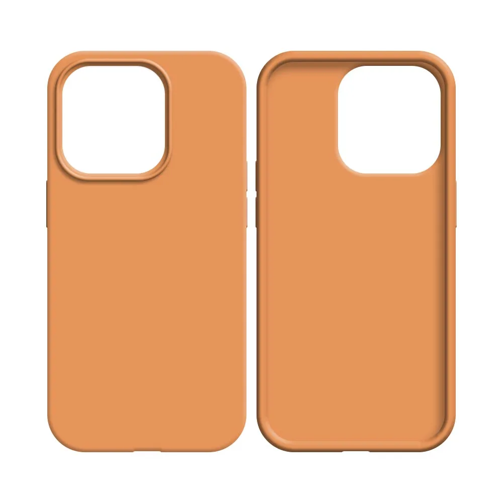 Coque Silicone Compatible pour Apple iPhone 13 Pro Max Corail