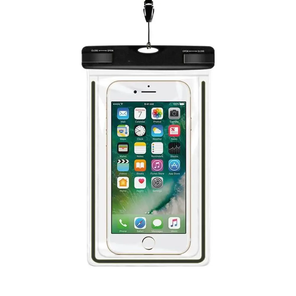 Pochette de Protection Étanche pour Smartphone Noir