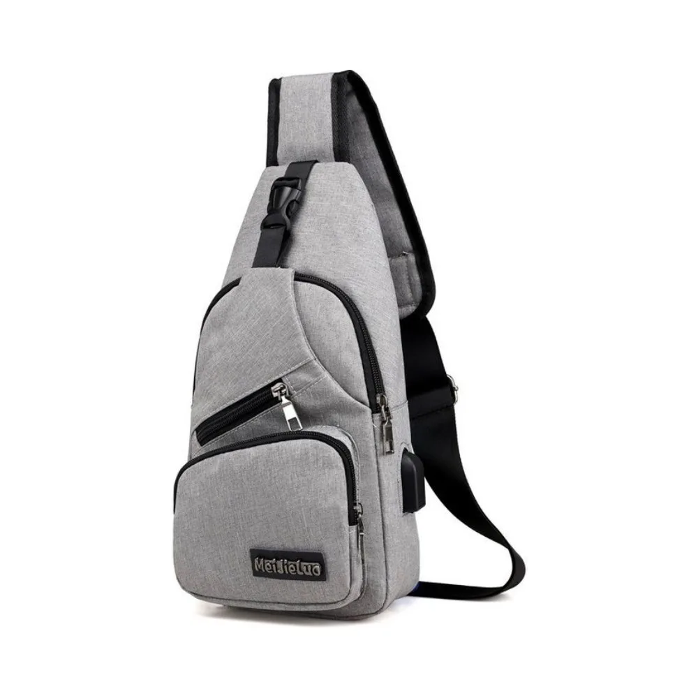 Sac avec Port USB Gris