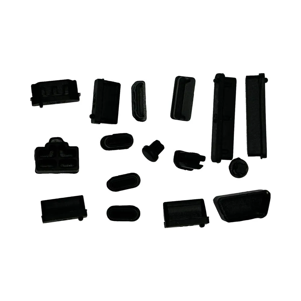 Cache Anti-Poussière pour Bouton PC (x16) Noir