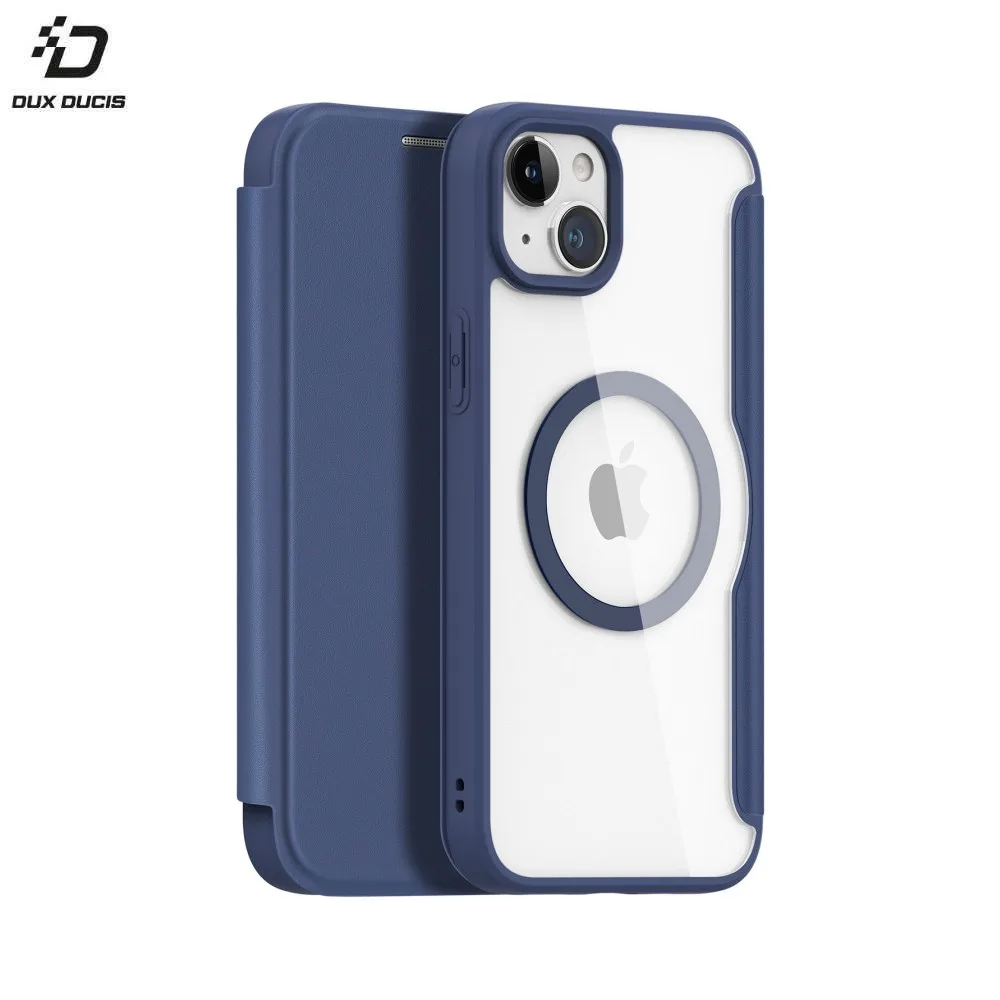 Housse de Protection Skin X Pro Dux Ducis pour Apple iPhone 15 MagSafe Bleu