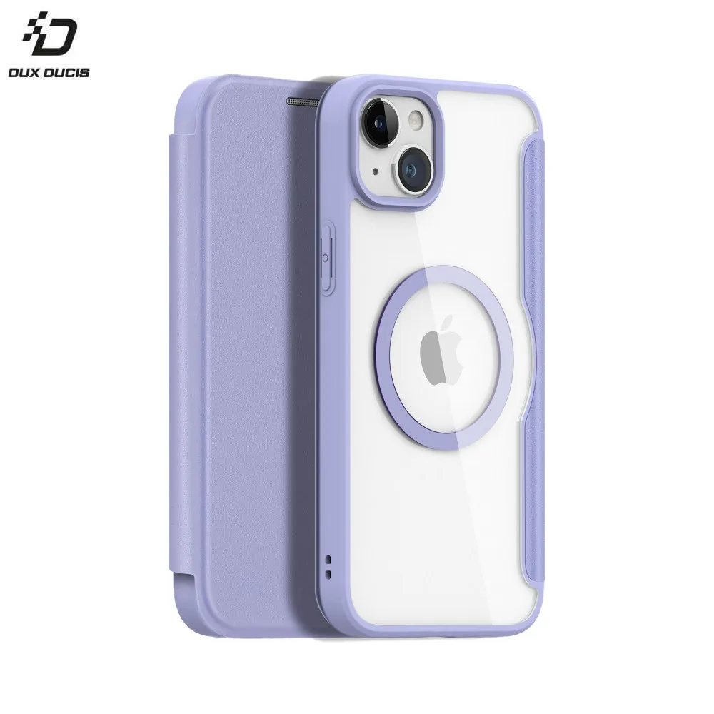 Housse de Protection Skin X Pro Dux Ducis pour Apple iPhone 15 MagSafe Violet