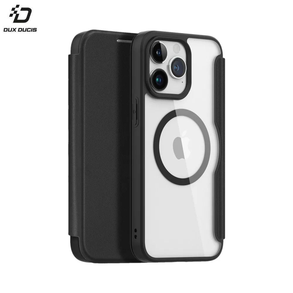 Housse de Protection Skin X Pro Dux Ducis pour Apple iPhone 15 Pro Max MagSafe Noir