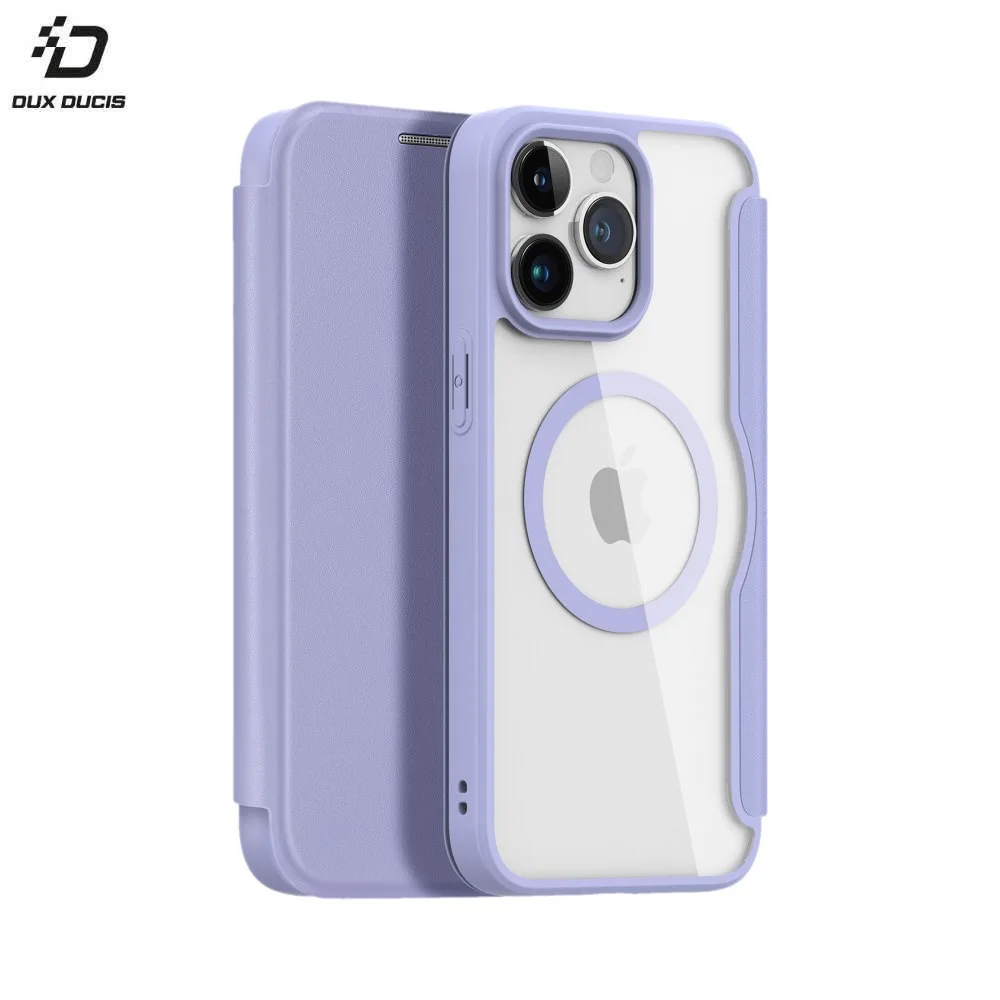 Housse de Protection Skin X Pro Dux Ducis pour Apple iPhone 15 Pro MagSafe Violet