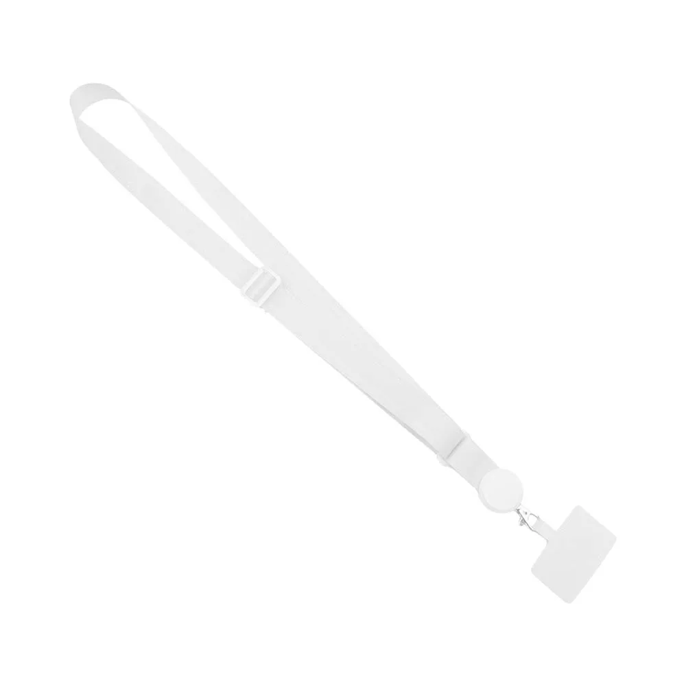 Tour de Cou Universel pour Smartphone Bandoulière Blanc
