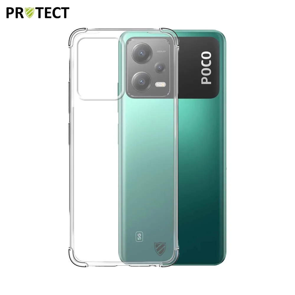 Coque Silicone Renforcée PROTECT pour Xiaomi POCO X5 5G & Redmi Note 12 5G Transparent