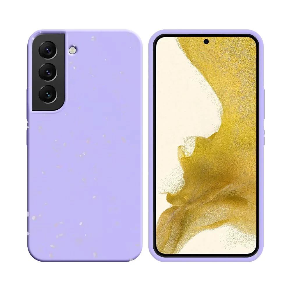 Coque Bambou Biodégradable PROTECT pour Samsung Galaxy S22 S901 Violet