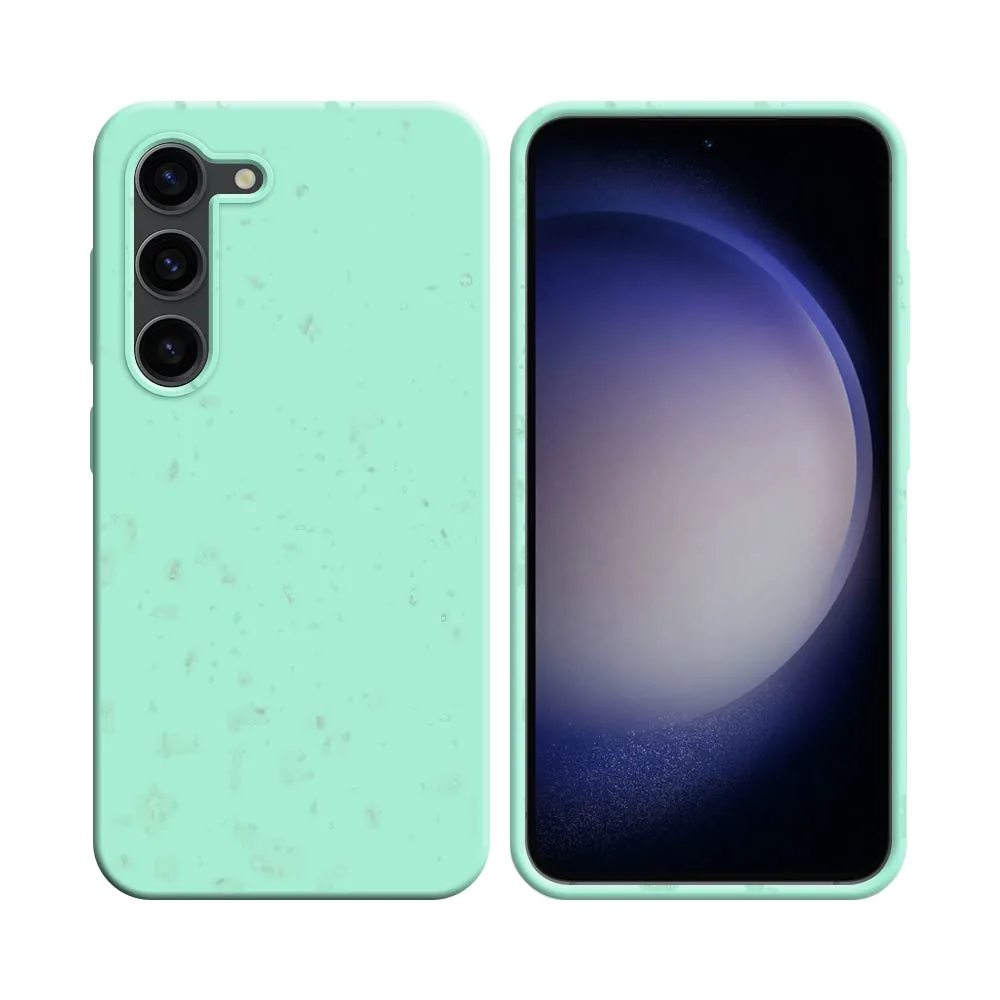 Coque Bambou Biodégradable PROTECT pour Samsung Galaxy S23 5G S911 Vert Menthe