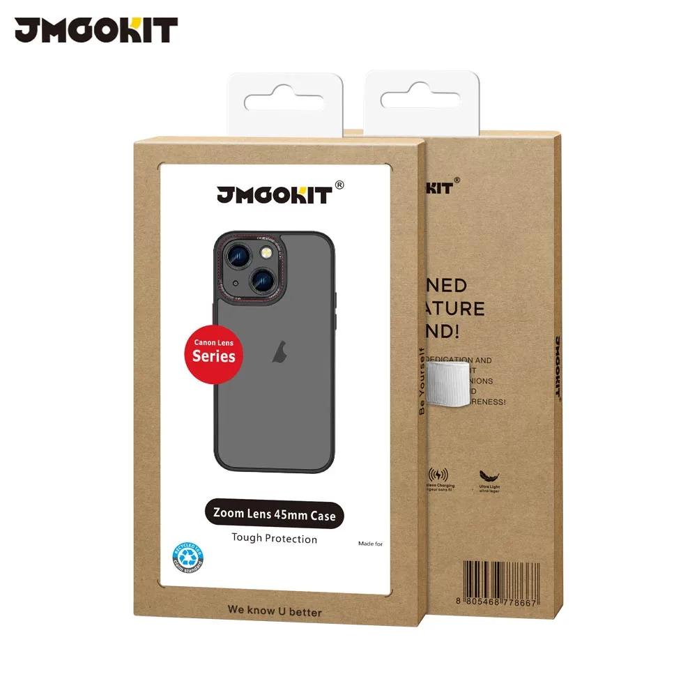 Coque de Protection Canon Lens JMGOKIT pour Apple iPhone 14 Noir