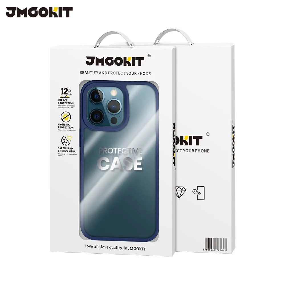 Coque de Protection Knight JMGOKIT pour Apple iPhone 12 Pro Bleu — vue 2