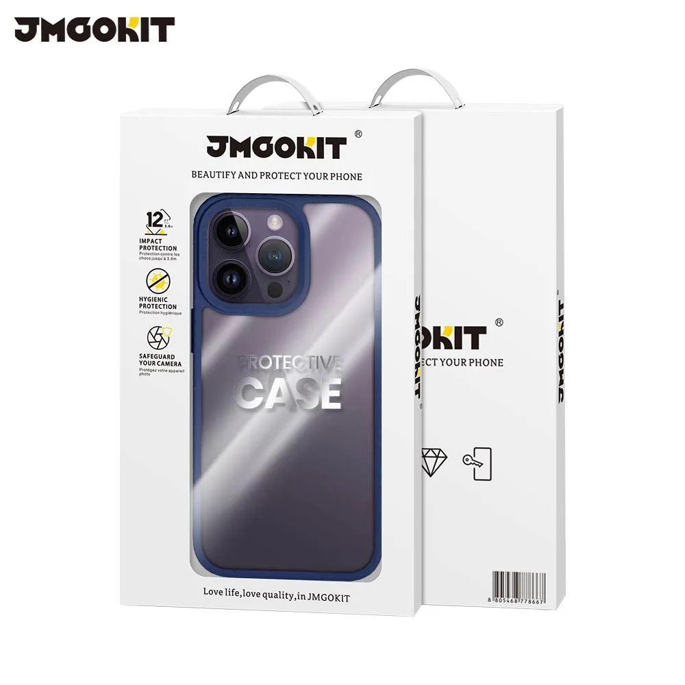 Coque de Protection Knight JMGOKIT pour Apple iPhone 14 Pro Bleu — vue 2