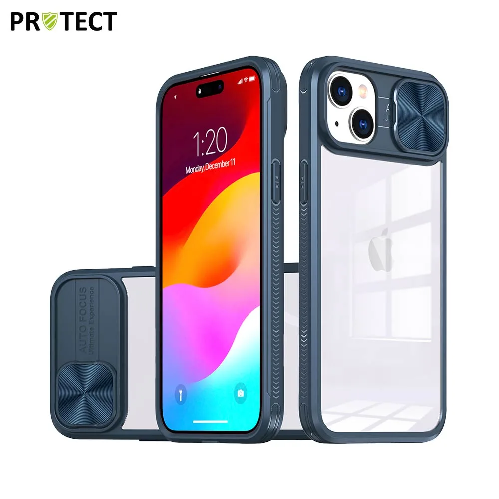 Coque de Protection IE027 PROTECT pour Apple iPhone 15 Bleu Marine