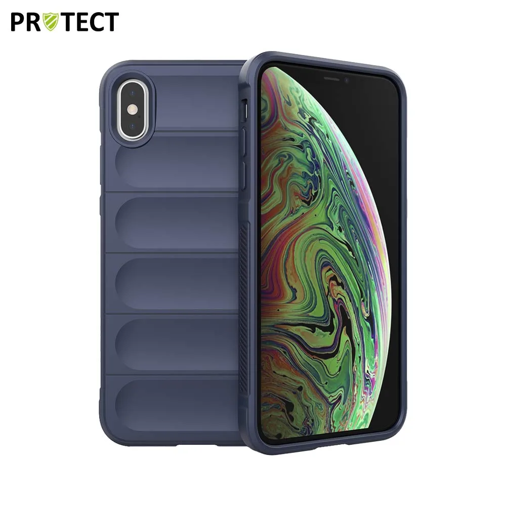 Coque de Protection IX008 PROTECT pour Apple iPhone X & XS Saphir