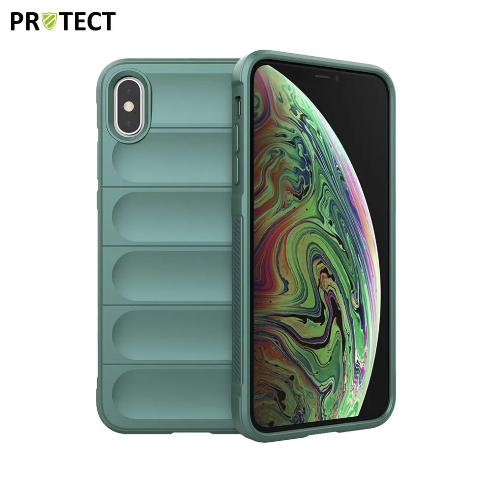 Coque de Protection IX008 PROTECT pour Apple iPhone XS Max Vert Foncé