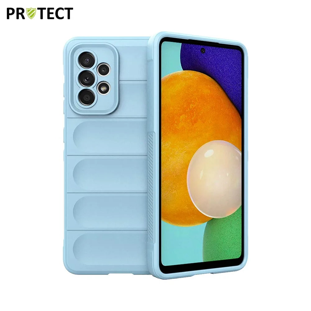 Coque de Protection IX008 PROTECT pour Samsung Galaxy A52 5G A526 & A52 4G A525 Bleu Clair