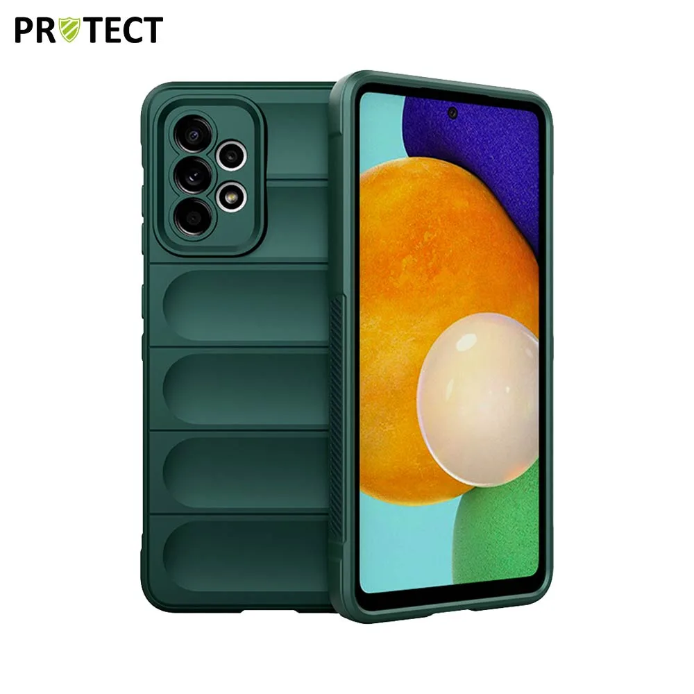 Coque de Protection IX008 PROTECT pour Samsung Galaxy A52 5G A526 & A52 4G A525 Vert Foncé