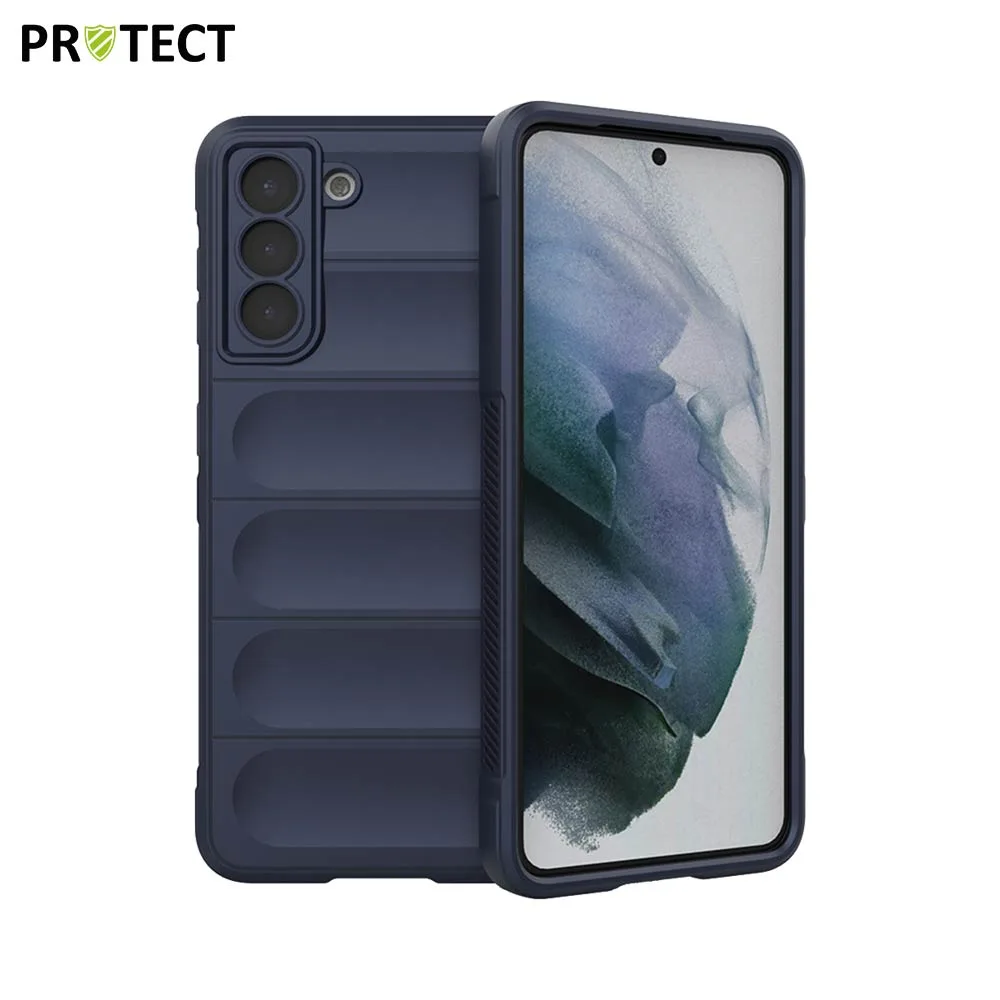 Coque de Protection IX008 PROTECT pour Samsung Galaxy S21 5G G991 Saphir