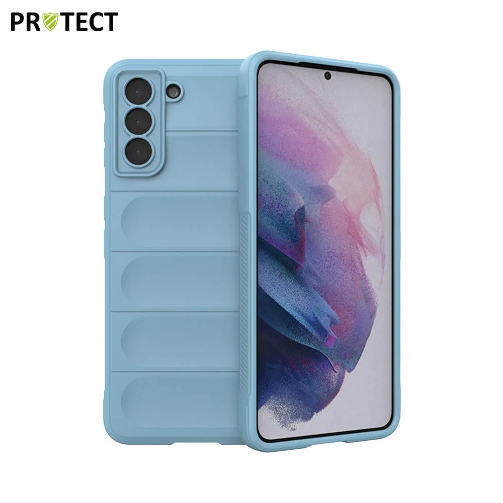 Coque de Protection IX008 PROTECT pour Samsung Galaxy S21 Plus 5G G996 Bleu Clair