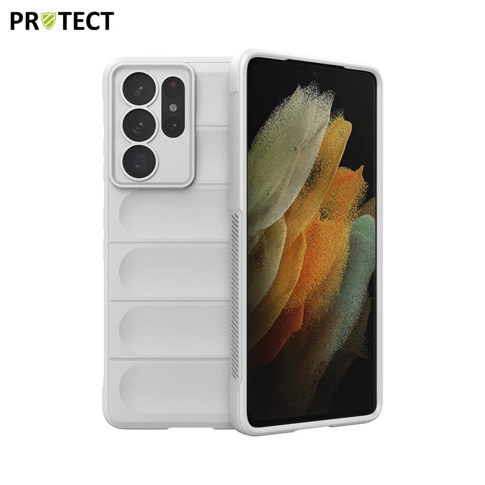 Coque de Protection IX008 PROTECT pour Samsung Galaxy S21 Ultra 5G G998 Blanc