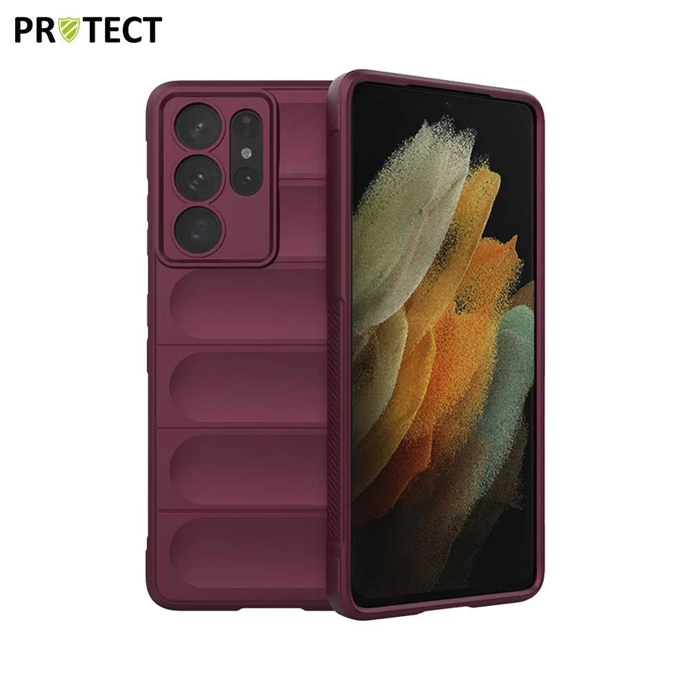 Coque de Protection IX008 PROTECT pour Samsung Galaxy S21 Ultra 5G G998 Prune