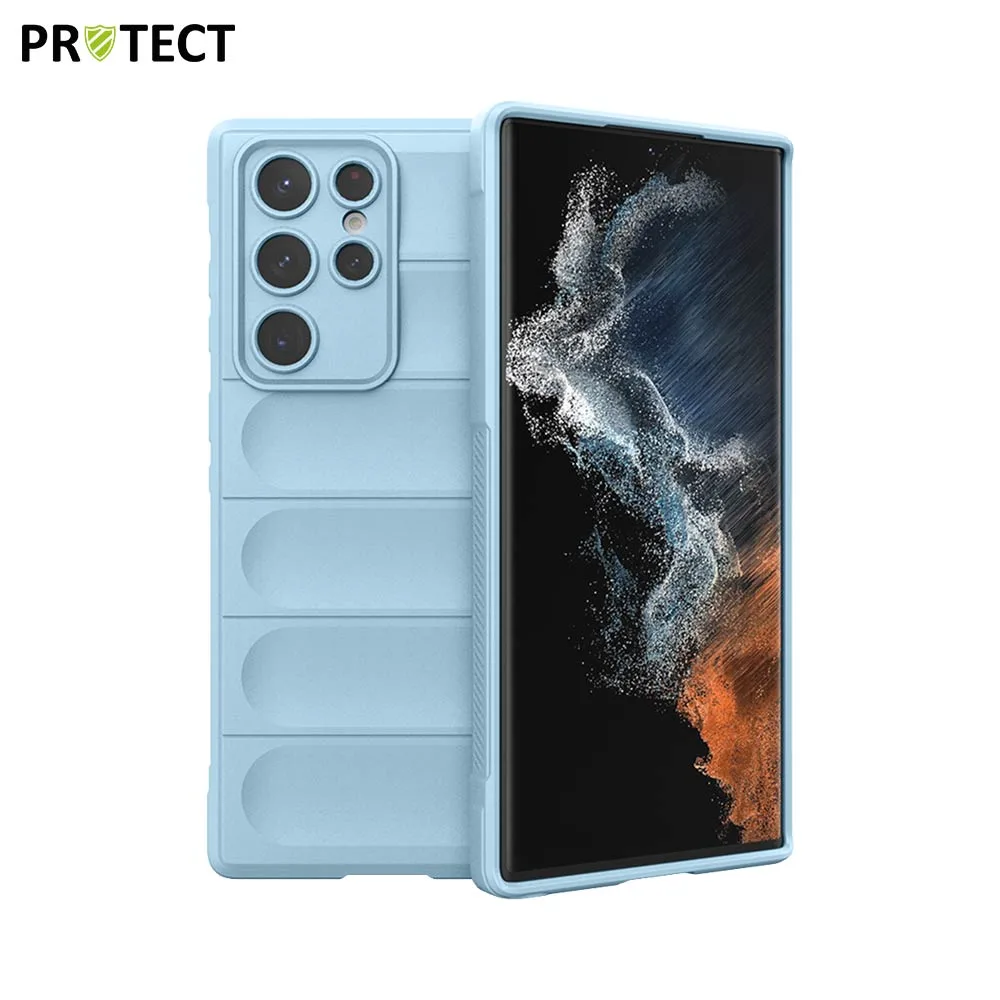 Coque de Protection IX008 PROTECT pour Samsung Galaxy S22 Ultra S908 Bleu Clair