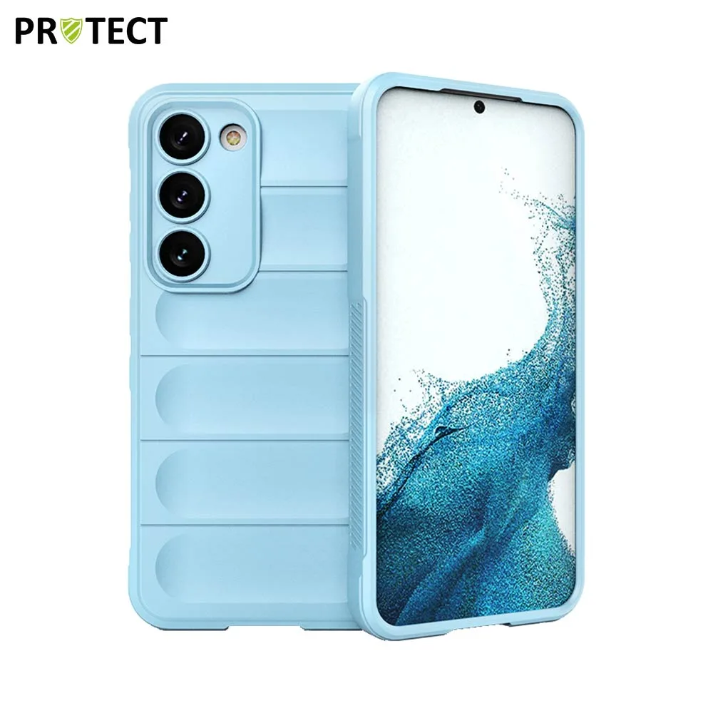 Coque de Protection IX008 PROTECT pour Samsung Galaxy S23 5G S911 Bleu Clair