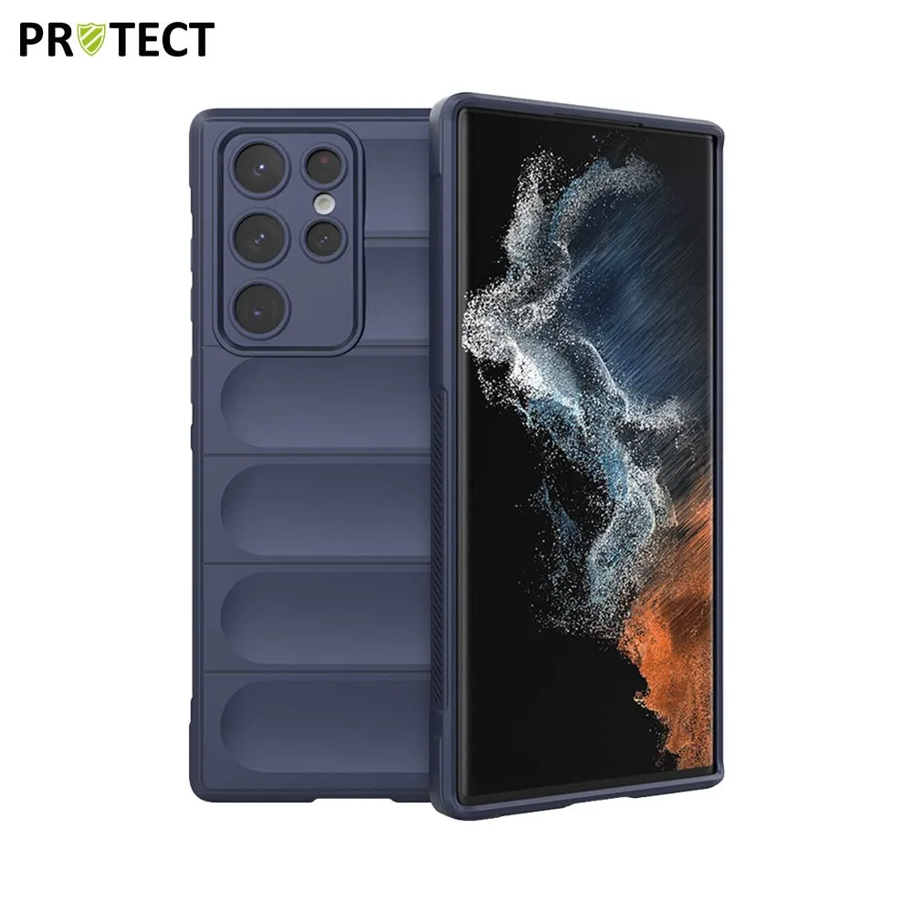 Coque de Protection IX008 PROTECT pour Samsung Galaxy S23 Ultra 5G S918 Saphir