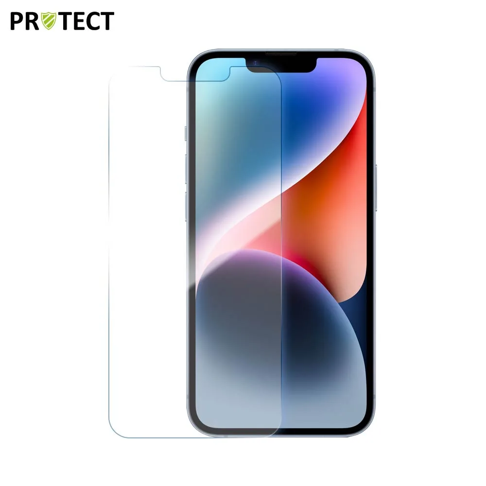 Pack Verre Trempé Classique PROTECT pour Apple iPhone 13 Pro/iPhone 13/iPhone 14/iPhone 16e x10 Transparent
