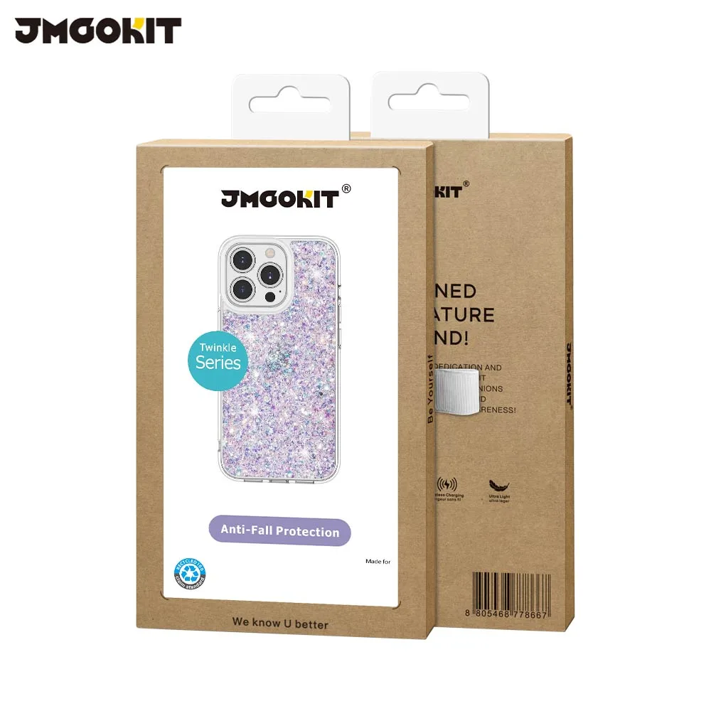 Coque de Protection Twinkle JMGOKIT pour Apple iPhone 12 Pro Argent — vue 2