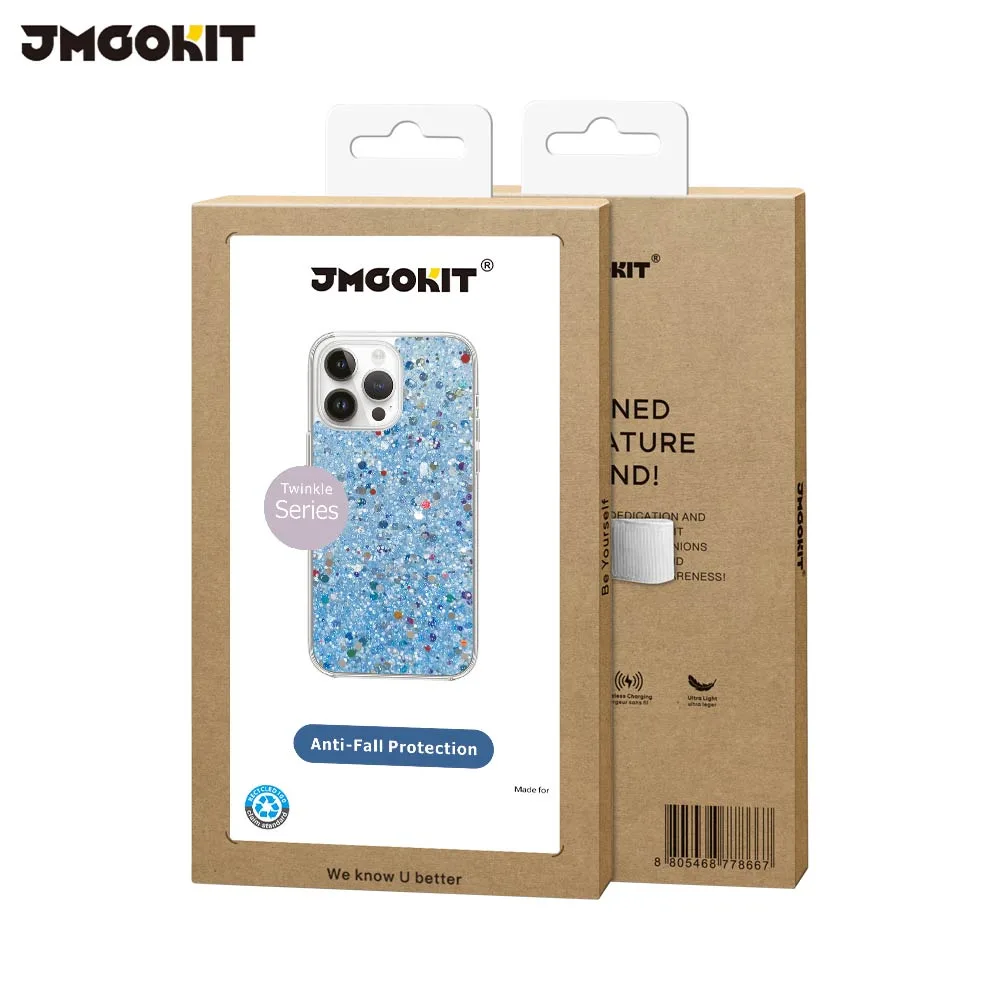 Coque de Protection Twinkle JMGOKIT pour Apple iPhone 14 Pro Bleu — vue 2