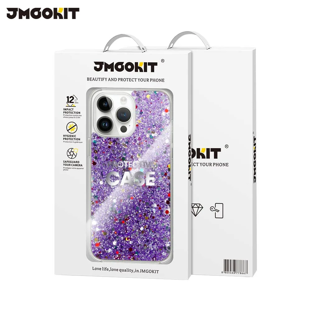 Coque de Protection Twinkle JMGOKIT pour Apple iPhone 15 Pro Violet — vue 2