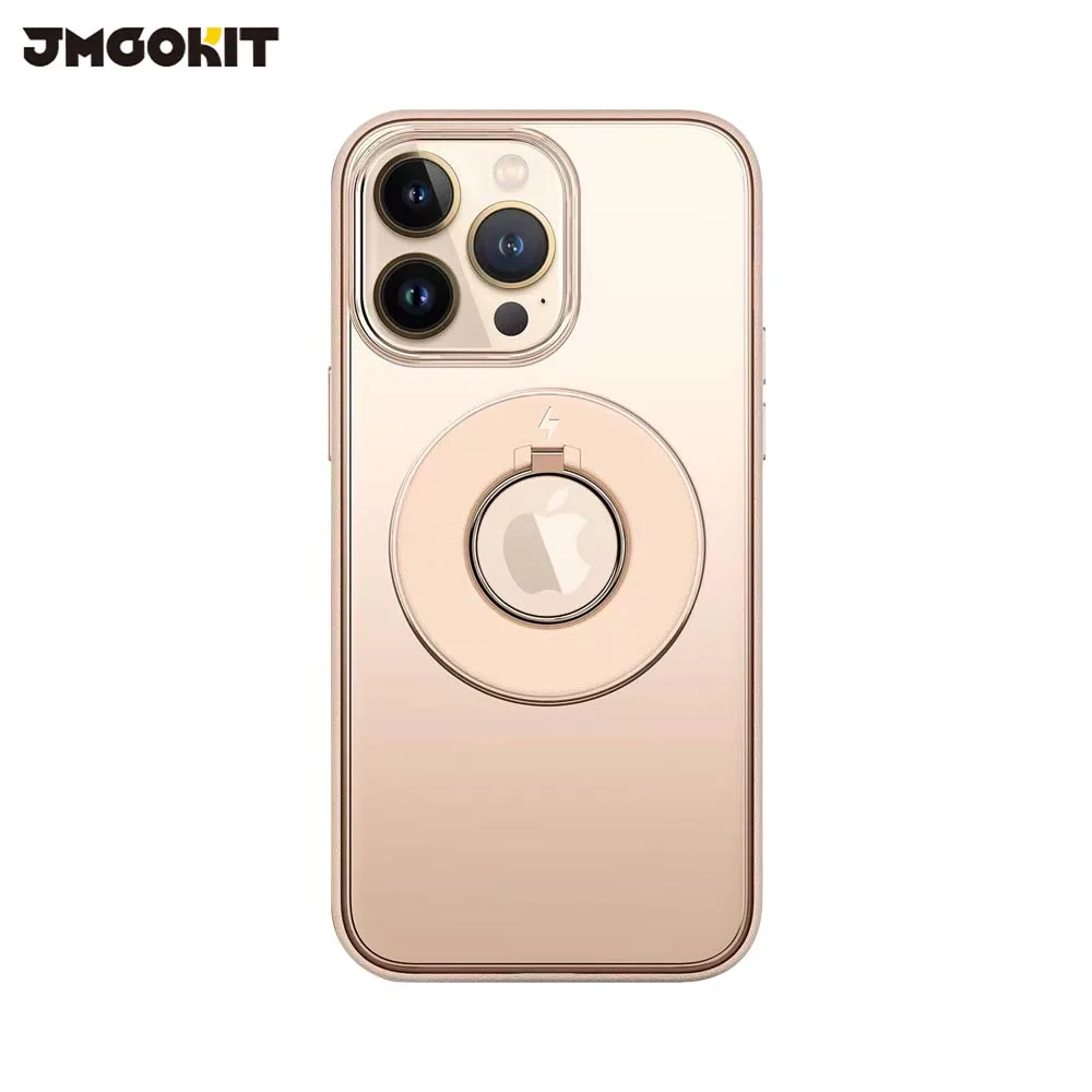 Coque de Protection King JMGOKIT pour Apple iPhone 14 Pro Max MagSafe Or