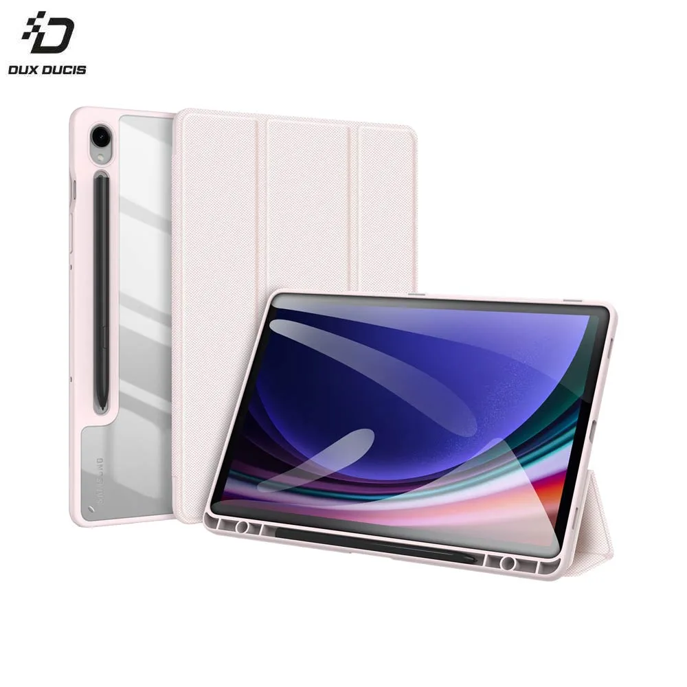 Housse de Protection Toby Dux Ducis pour Samsung Galaxy Tab S9 FE Wi-Fi X510 Rose