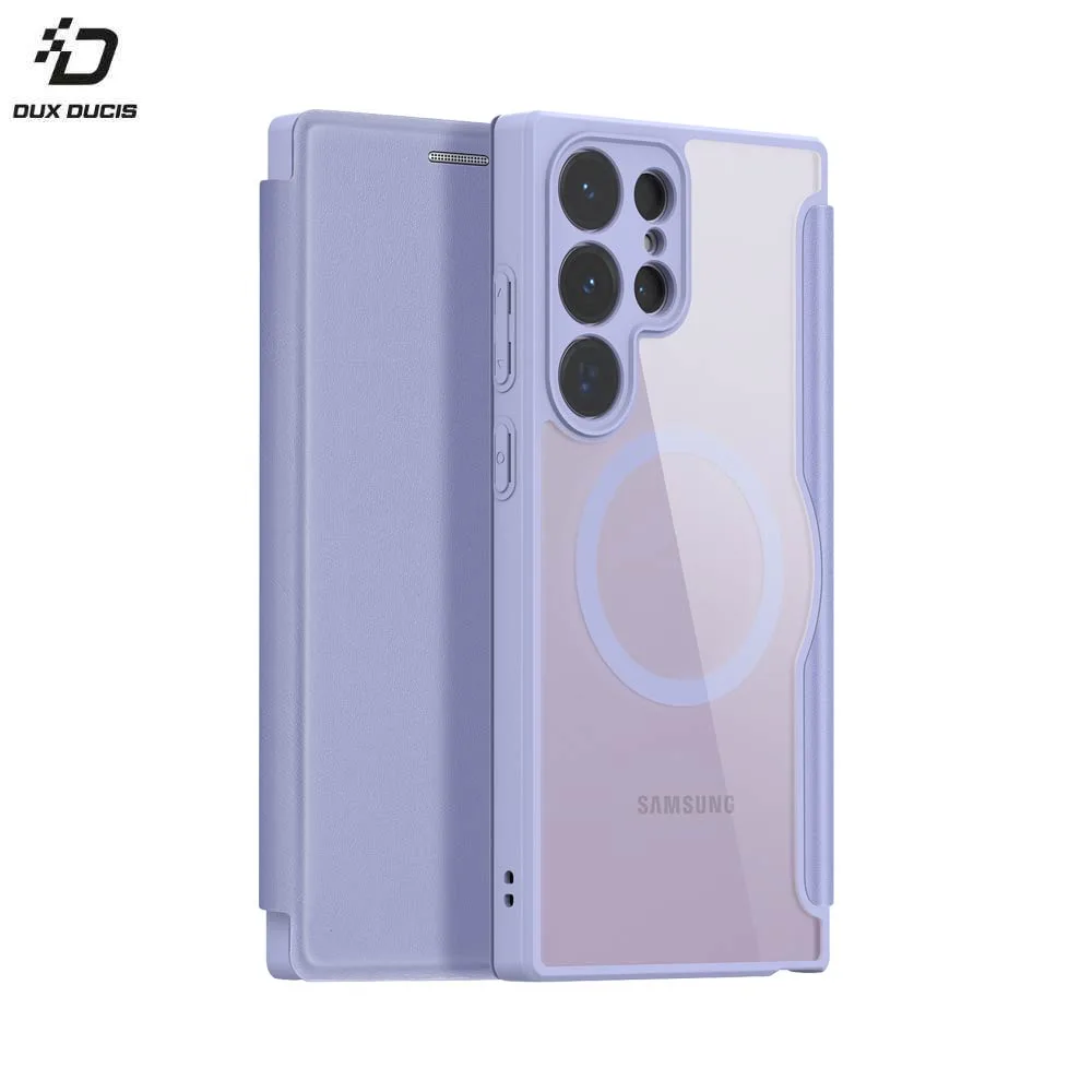 Housse de Protection Skin X Pro Dux Ducis pour Samsung Galaxy S23 Ultra 5G S918 MagSafe Violet